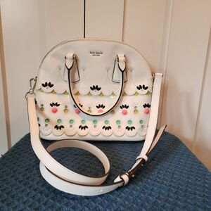 Kate Spade Sylvia Jeweled Dome Satchel EUC